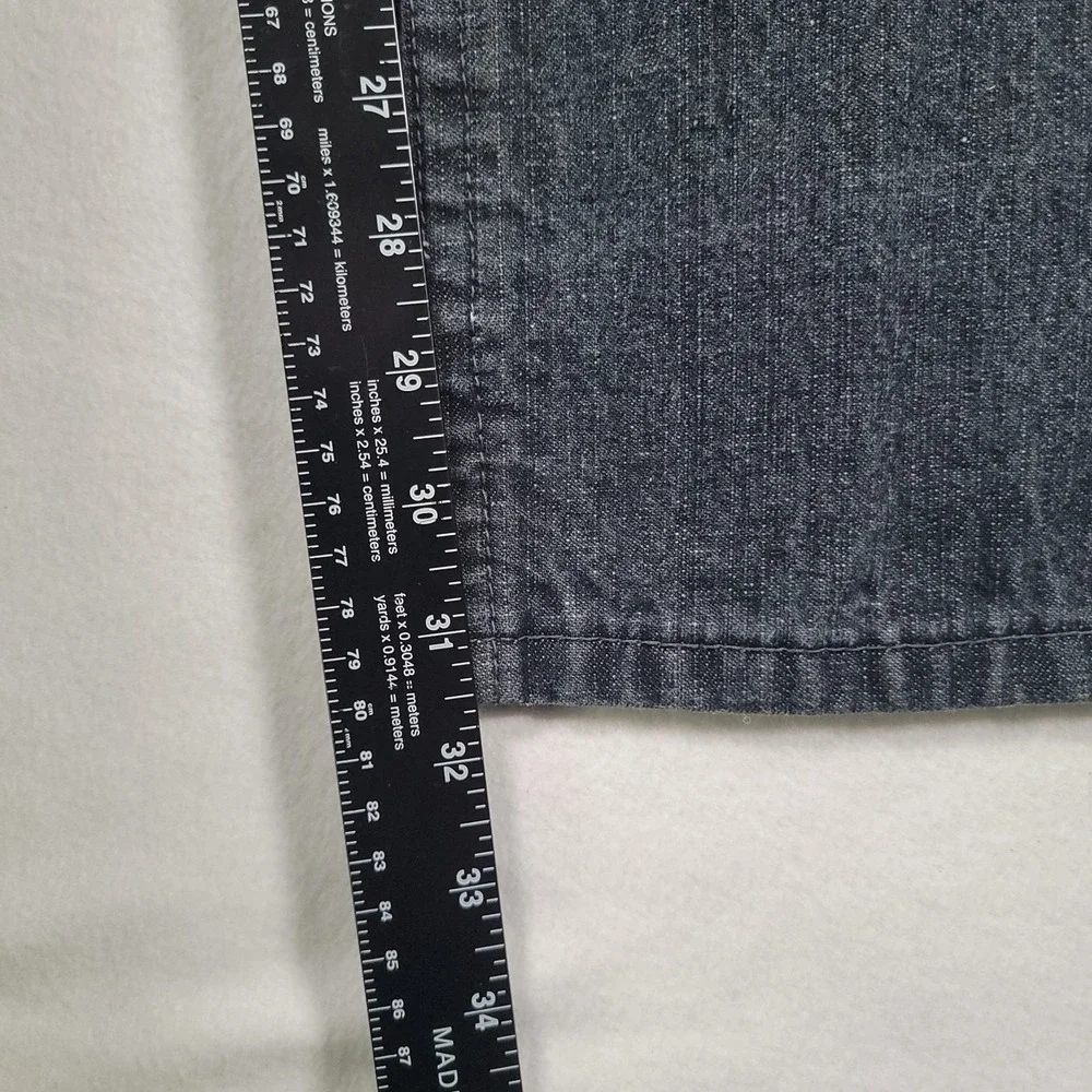 Y2k Enyce Men Jeans 48x34‎ Gray Straight Leg Denim Hip Hop Streetwear
